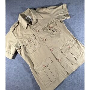 Vintage Bob Allen Gun Club Duck Hunting Lightweight‎ Shirt Jacket Size Large